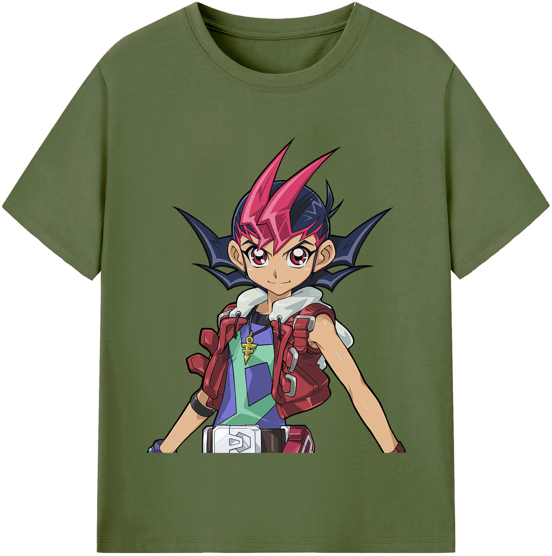 （画像用） 遊☆戯☆王 Yu-Gi-Oh! 綿100％半袖Tシャツ（フロントプリント）